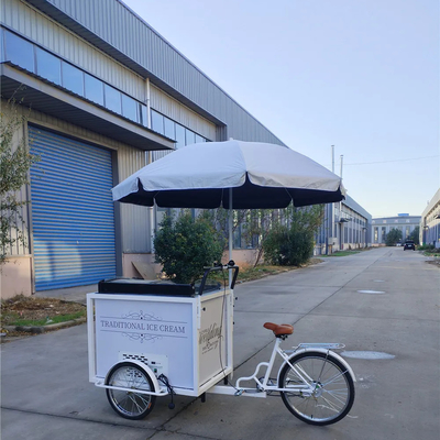 Snack Food Ice Cream Push Cart Tricycle Equipamento de cozinha personalizado com rodas