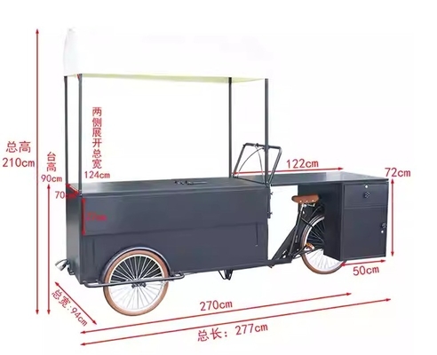 Caminhão de Bebidas Móvel Fast Food Vending Popcorn Cupcake Ice Cream Field Trailer