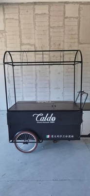 Caminhão de comida triciclo elétrico com tensão personalizada e aço galvanizado de calibre pesado