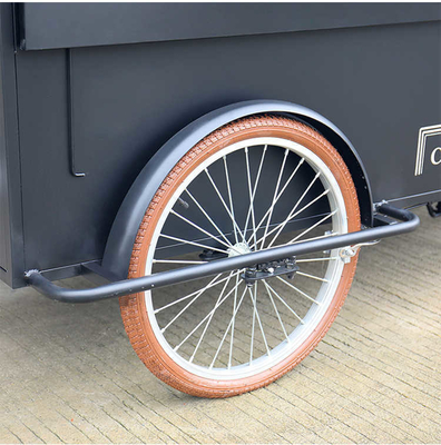Triciclo para entrega de alimentos Padaria lazer Equipamento de fast food Bicicleta Container Food Truck