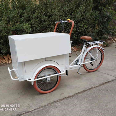 Certificado CE 2023 Triciclo Elétrico de Café Certificado CE Bicicleta de Café