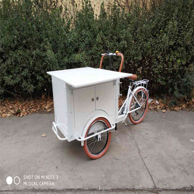 Alta produtividade Triciclo personalizado Café Food Bike para produção de bebidas alimentares