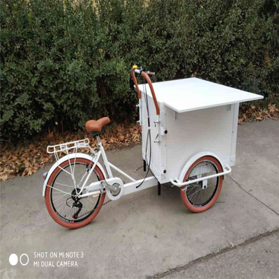 Alta produtividade Triciclo personalizado Café Food Bike para produção de bebidas alimentares