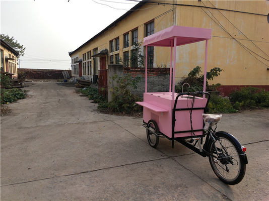 Carrinho de comida personalizado de triciclo acessível e fácil para os vendedores de café