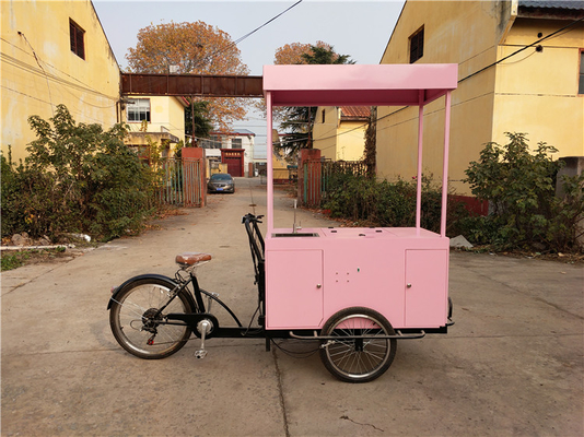 Carrinho de comida personalizado de triciclo acessível e fácil para os vendedores de café