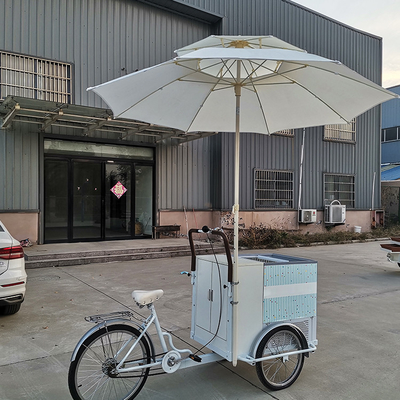 Campos de aplicação C Estilo de bicicleta de férias Hot Dog Bebida Food Court Snack Food Carts