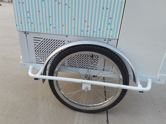 Sistema de água Incluído Trailers de fast food de aço inoxidável caminhão triciclo carro de comida móvel