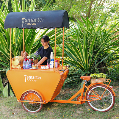 Bar móvel/Carrinho de cerveja/Triciclo/Rickshaw Bike Food Bike para pequenas empresas de café