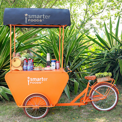 Bar móvel/Carrinho de cerveja/Triciclo/Rickshaw Bike Food Bike para pequenas empresas de café