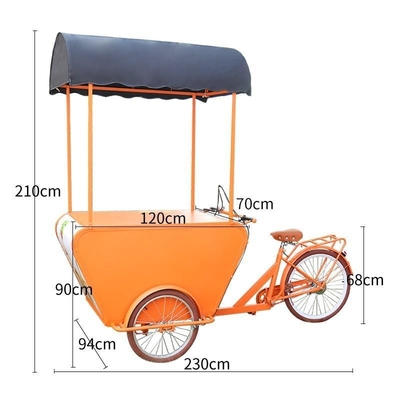 Bar móvel/Carrinho de cerveja/Triciclo/Rickshaw Bike Food Bike para pequenas empresas de café