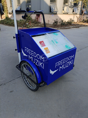 Vegetais personalizáveis Bicicleta de comida elétrica para venda de alimentos de rua e carrinho de cigarros