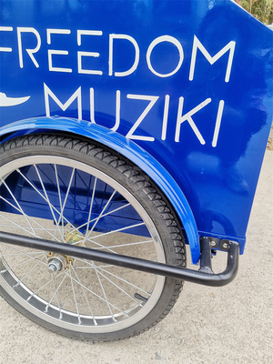 220V/380V Bicicleta móvel de comida de rua Carrinho de venda Triciclo para fácil operação e configuração