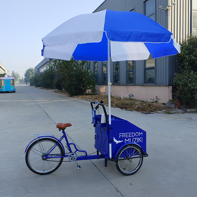 3 Wheel Street Mobile Fast Food Vending Bike Cart com equipamento de cozinha personalizado