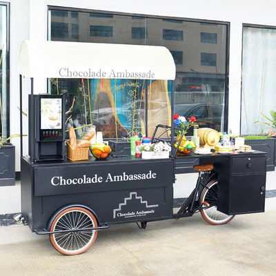 Mercado dos EUA Customize Ice Cream Bike Food Carts com Capacidade de 100kg