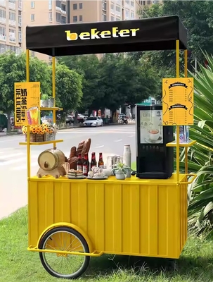 Ice Cream Tricycle Trailer Food Bike com alta produção e longa vida útil