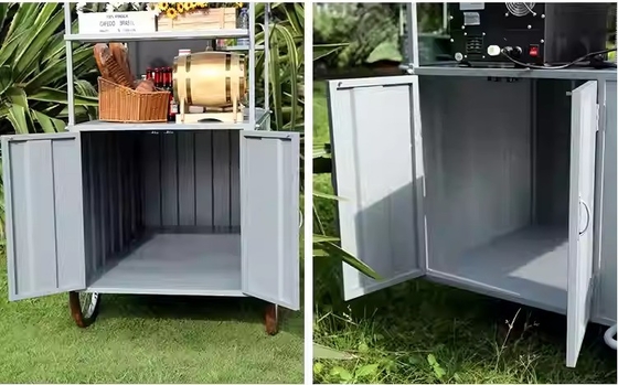 Caminhão de comida triciclo elétrico personalizado para suas necessidades de negócios