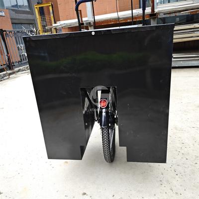 Restaurante Beautiful Design Display Decorativo 110 * 70cm Tricycle Food Cart com guarda-chuva
