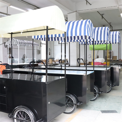 Fornecedores de produtos de panificação Campo de aplicação Qualquer cor Carrinho de café comercial Bicicleta Venda de alimentos Bicicleta