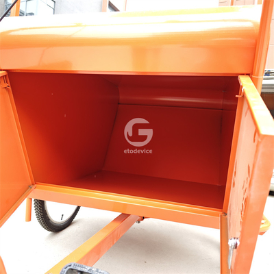 Europe Street Cargo Bike Carrinho de venda móvel com armazenamento de café Triciclo elétrico