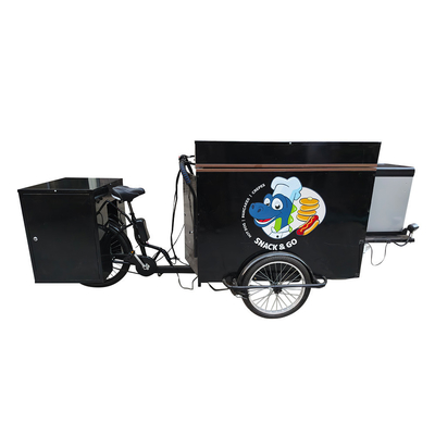 Café da manhã multifunção Triciclo elétrico Carrinho de comida Carrinho de bicicleta