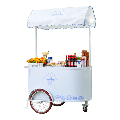 Bicicleta de café Carrinho de empurrão Triciclo personalizável para café móvel