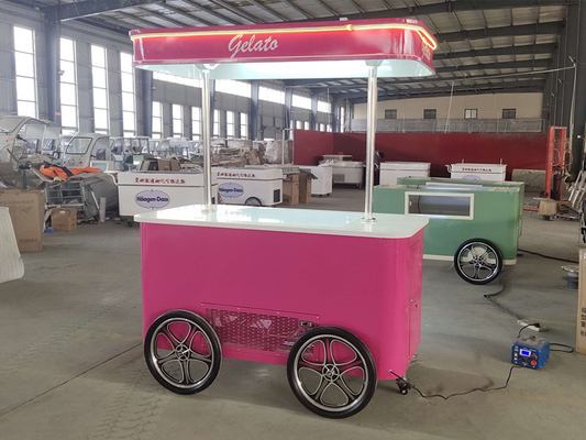 Carrinho de sorvetes comercial Carrinho de sorvetes comercial Carrinho de sorvetes para empresas alimentares