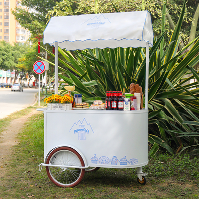 Coffee Bike Push Cart Triciclo artesanal para loja de café móvel