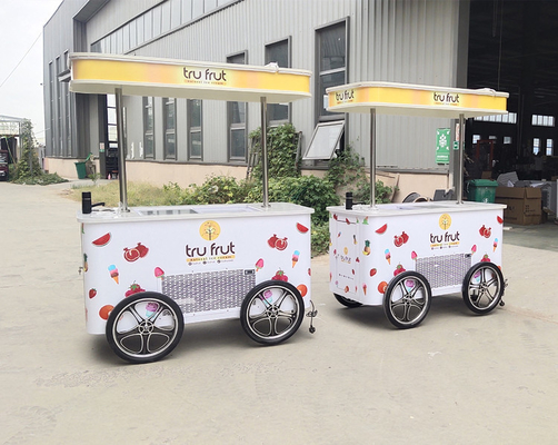 Carrinho de bicicletas de comida sorvete: uma maneira emocionante e moderna de vender suas guloseimas