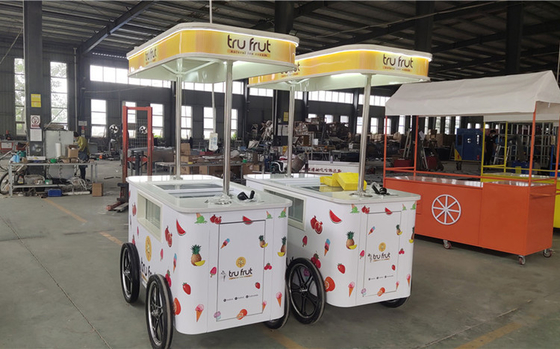 Carrinho de bicicletas de comida sorvete: uma maneira emocionante e moderna de vender suas guloseimas