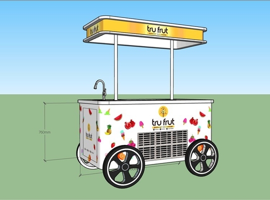 Carrinho de bicicletas de comida sorvete: uma maneira emocionante e moderna de vender suas guloseimas