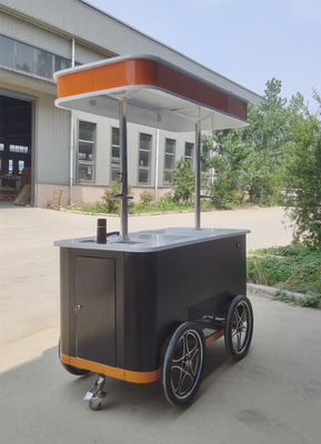 Gelato Gelato Push Cart / máquina de venda automática de congelador / congelador de tela