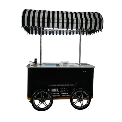 Carrinhos de café multifunção Carrinhos de alimentos Carrinhos móveis de comida para sorvete