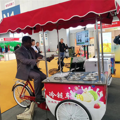 2023 China móvel Carrinhos de venda de suco de rua gelados Popsicle Carrinho carrinho de comida