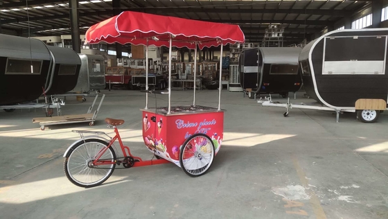 2023 China móvel Carrinhos de venda de suco de rua gelados Popsicle Carrinho carrinho de comida