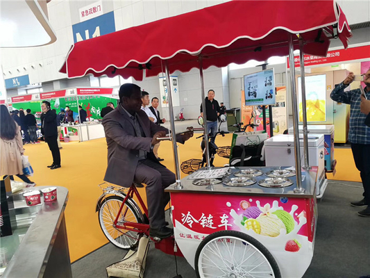 Venda em fábrica de gelados, carrinha de comida para venda/carrinho de gelados/bicicleta de gelados