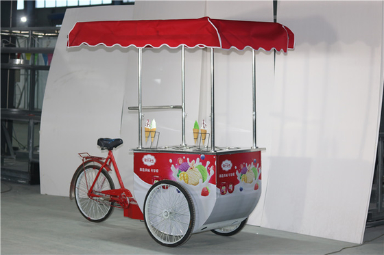 Venda em fábrica de gelados, carrinha de comida para venda/carrinho de gelados/bicicleta de gelados