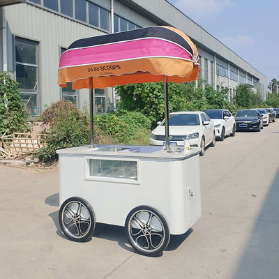 fábrica venda direta carro de gelados personalizado gelado de pedra fria carro de gelados