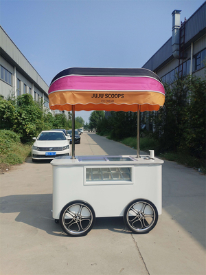 fábrica venda direta carro de gelados personalizado gelado de pedra fria carro de gelados