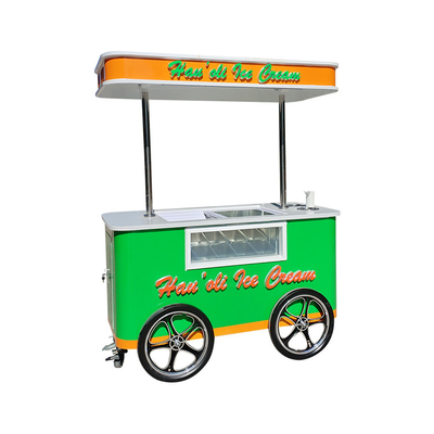 Jekeen Gelato personalizado Pedalando Vending Van Ice Cream Food Bike