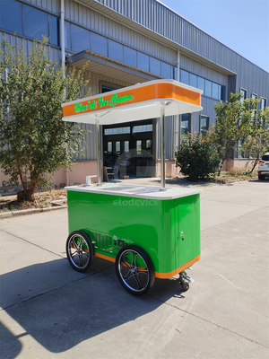 Jekeen Gelato personalizado Pedalando Vending Van Ice Cream Food Bike