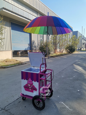 Carrinho de bicicletas para vendedores de rua