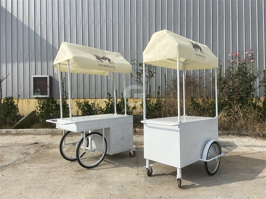 Decorativo Design Moderno Star Hotel Display Bike Restaurante Sorvete Carrinho de Bicicleta
