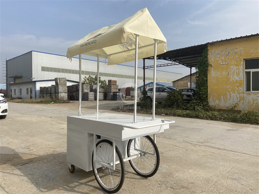 melhor preço carro de negócios de alimentos carrinho de empurrão personalizado com reboque