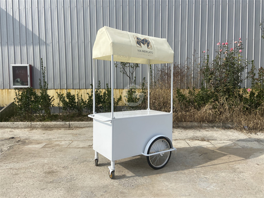 melhor preço carro de negócios de alimentos carrinho de empurrão personalizado com reboque