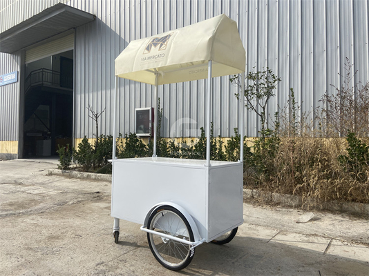 melhor preço carro de negócios de alimentos carrinho de empurrão personalizado com reboque