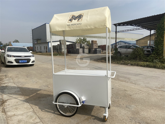 Loja de carrinhos de sorvete de fritura suave mini bar clássico scooter carrinho de empurrão