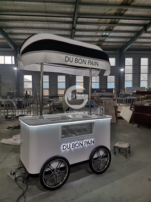 preço de fábrica carro de gelados italiano carrinho de gelados