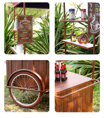 Mobile Coffee Emporium A Última Experiência de Cozinha Pedal Cart