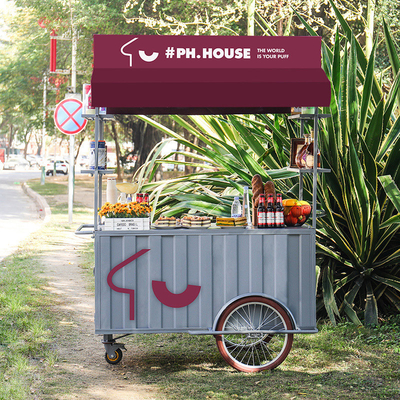 Caminhão de mão de rolagem lisa e pesada para manuseio eficiente de materiais