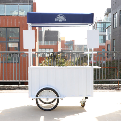 Fornecimento de fábrica Quiosque móvel e carrinho de carregamento Restaurante Fast Food Bicicleta Restaurante Carrinho de frutas